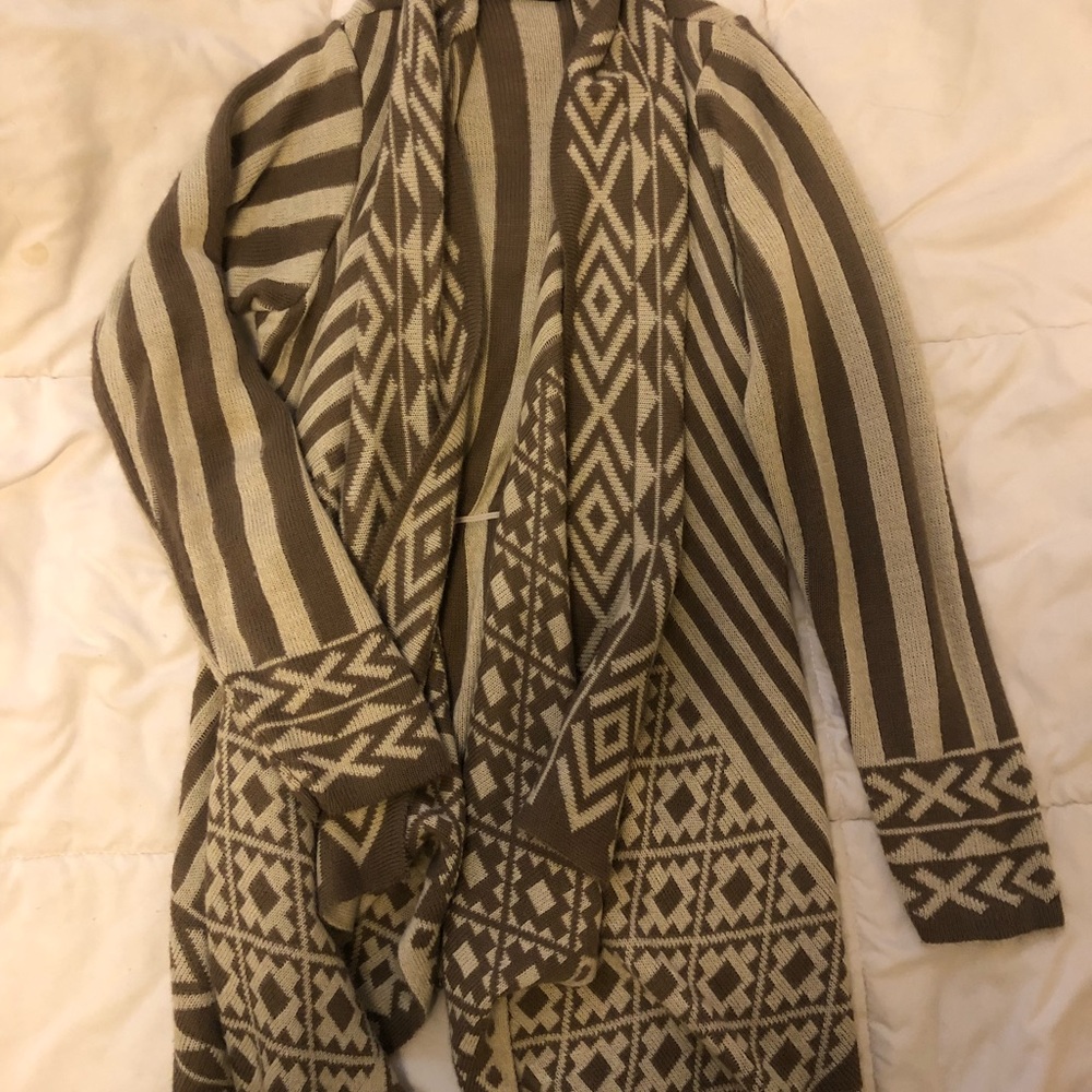 Tan Patterned Sweater